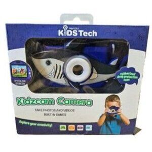 NIB Vivitar Kidzcam Shark Camera with 1080p Video and Games Blue